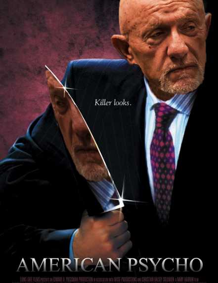 image of a man in a suit holding a knife