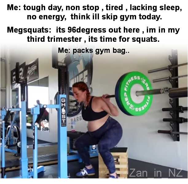 there is a woman that is squatting on a bench with a barbell