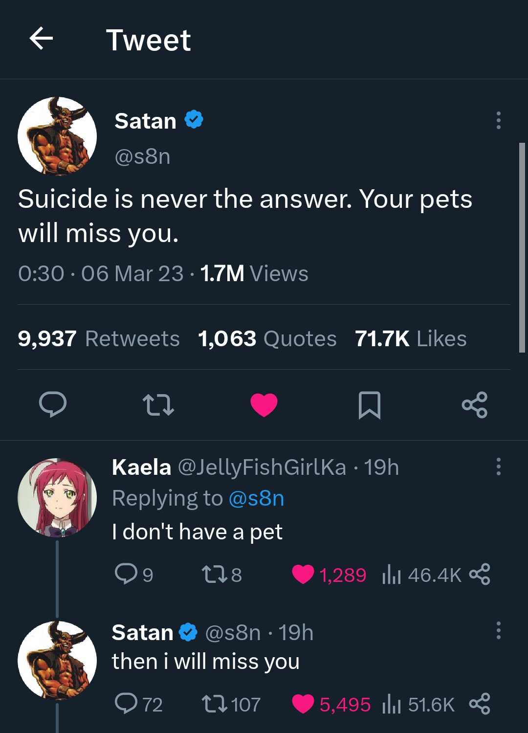 a screenshot of a tweet with a picture of a cat and a dog