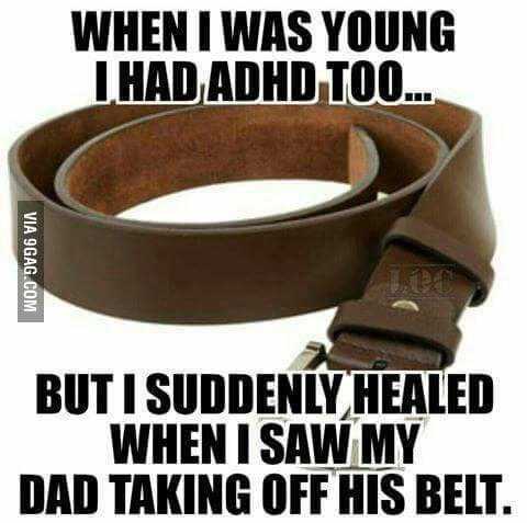 a picture taken from a facebook page of a belt with a caption