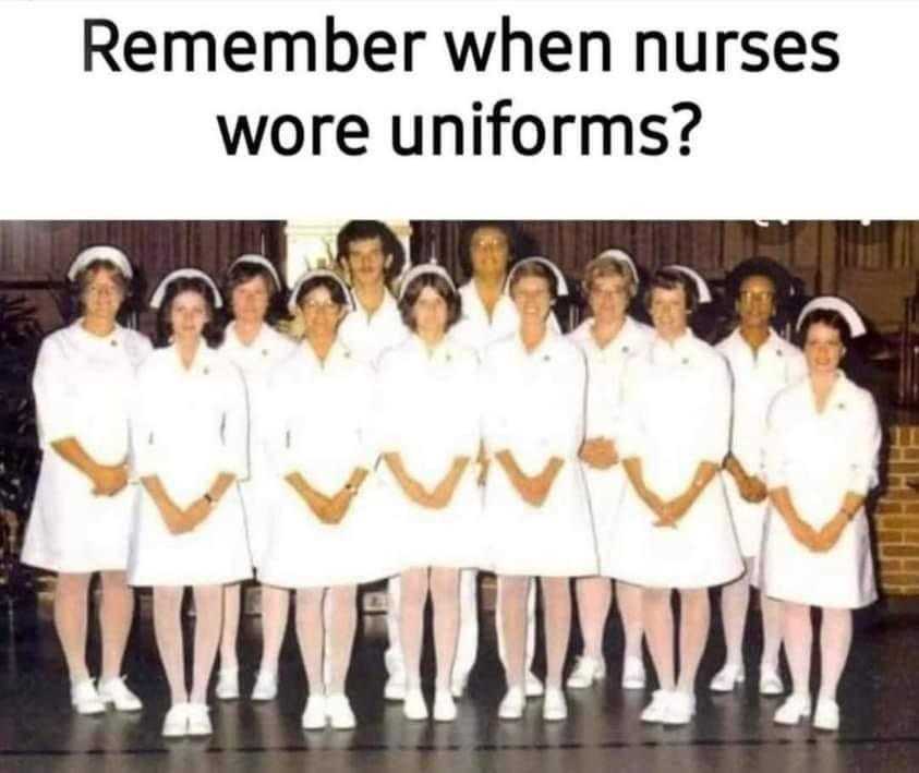 image of a group of nurses in white uniforms