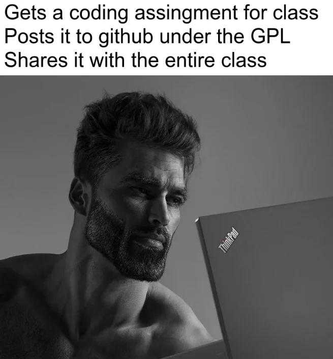 a man with a beard and no shirt is looking at a laptop