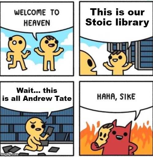 cartoon of a comic strip with a cat and dog saying it is a library