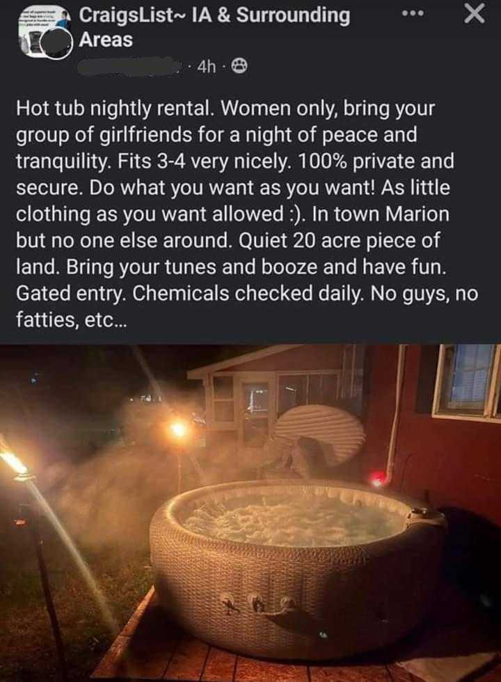 a screenshot of a hot tub with a fire in it