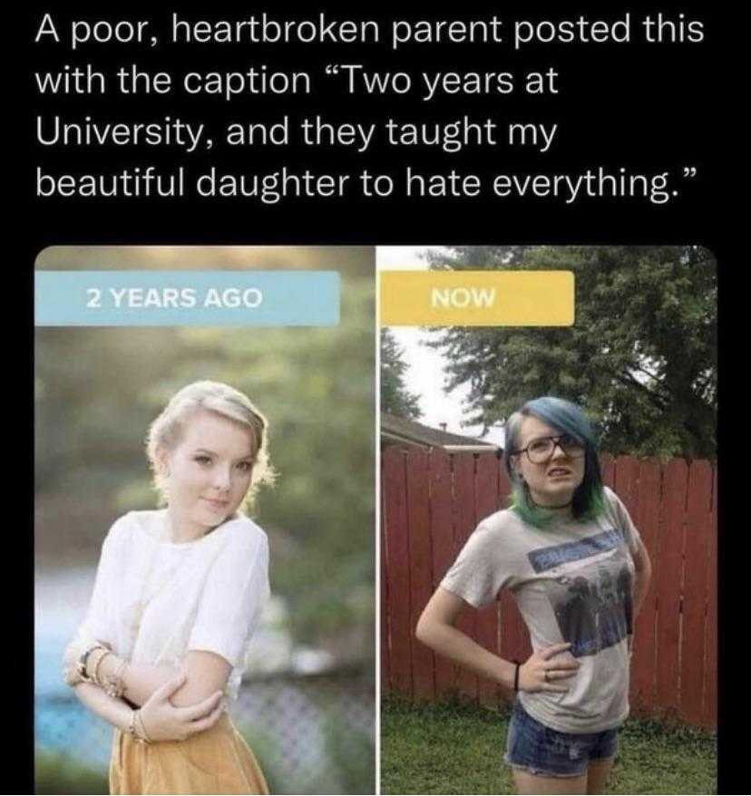 two pictures of a woman with a t - shirt and a t - shirt that says, a poor,