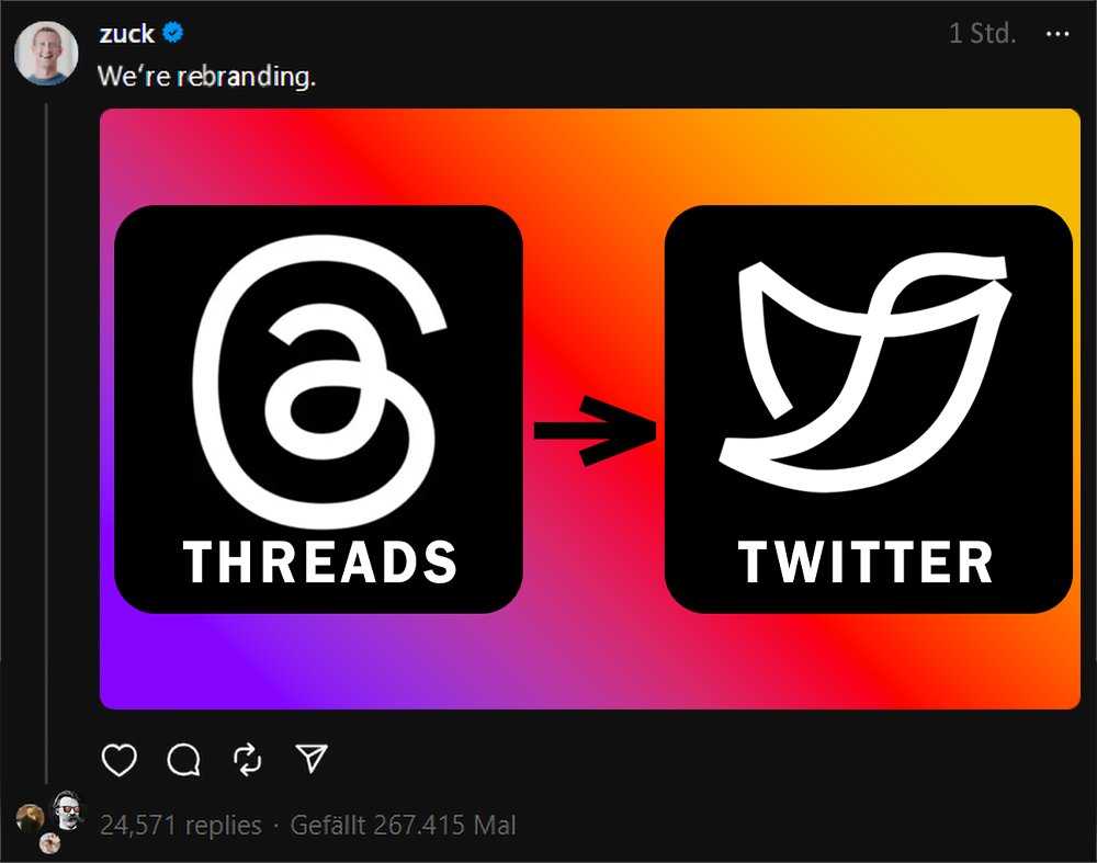 a close up of a twitter post with a logo and a twitter logo