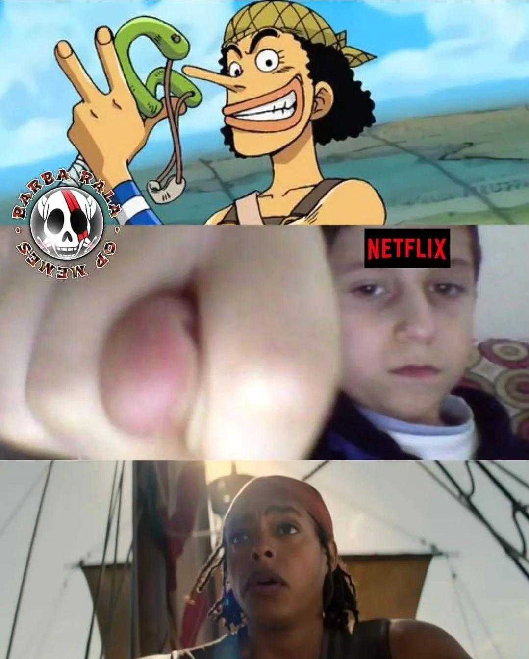 a picture of a cartoon character pointing at a person with a finger