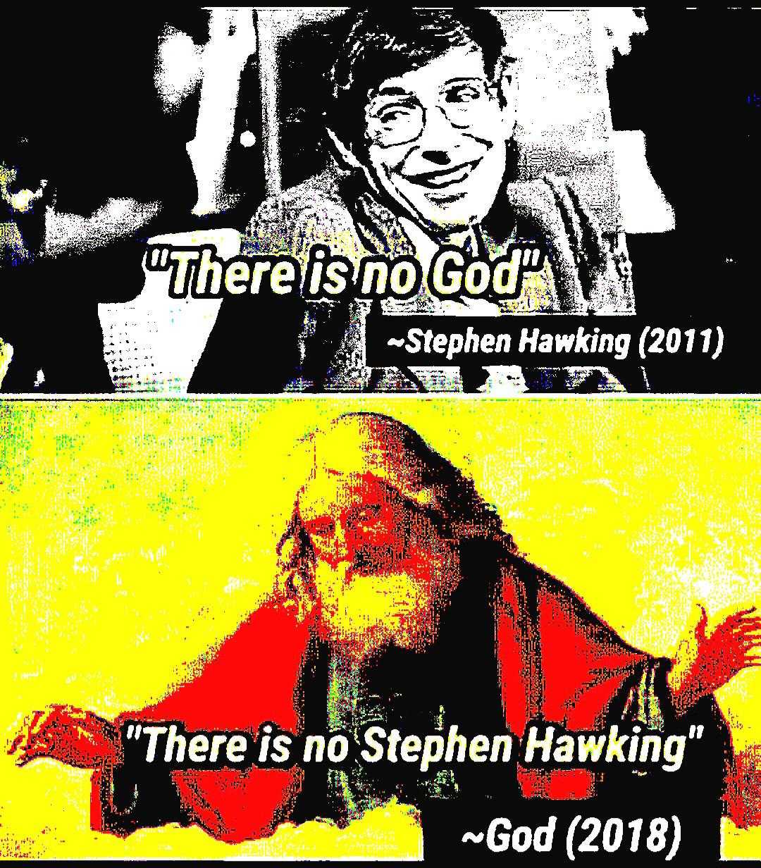 there is no god stephen hawking