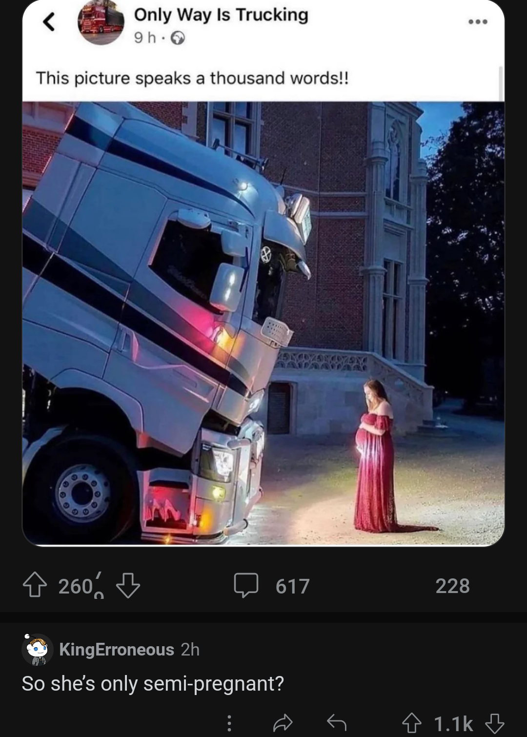 a close up of a person standing in front of a truck