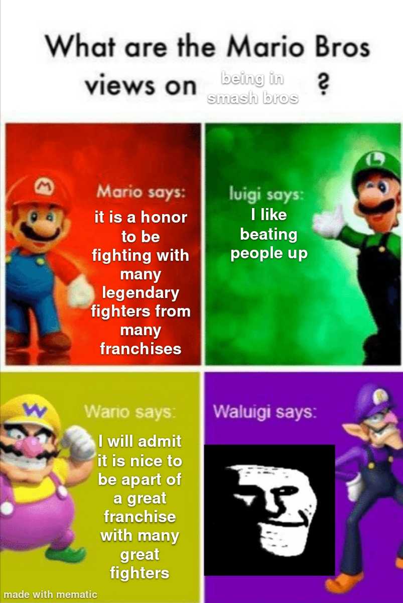 a picture of a bunch of different pictures of mario bros