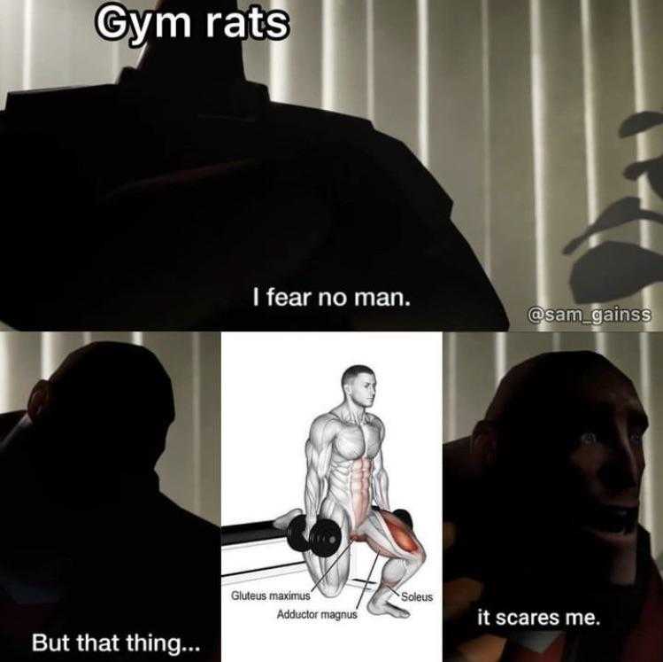 a picture taken from a video of a man doing a gym routine