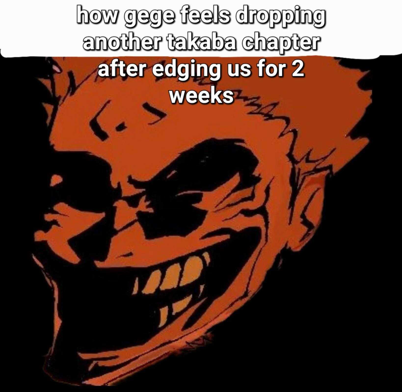 a picture taken from a facebook account of a clown with a caption saying how gege feels dropping another