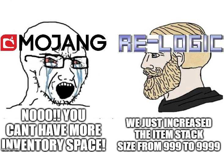 a cartoon of two men with beards and glasses on each side of them