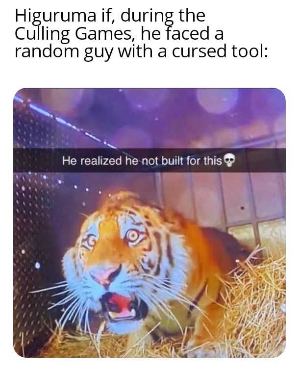 a close up of a tiger in a cage with a caption of a caption