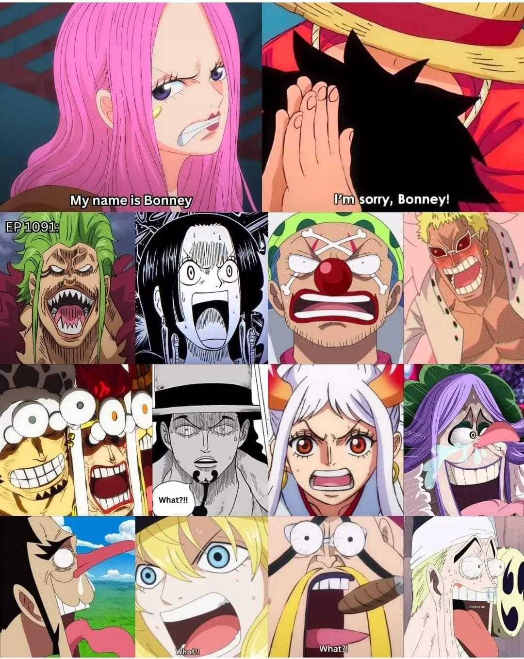 a picture of a bunch of anime characters with different expressions