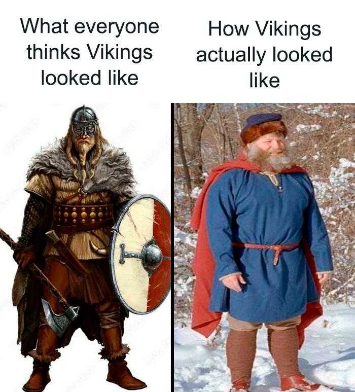 a couple of pictures of a man in a viking costume and a woman in a viking costume