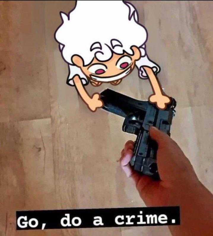 someone holding a gun in their hand with a cartoon drawing of a woman