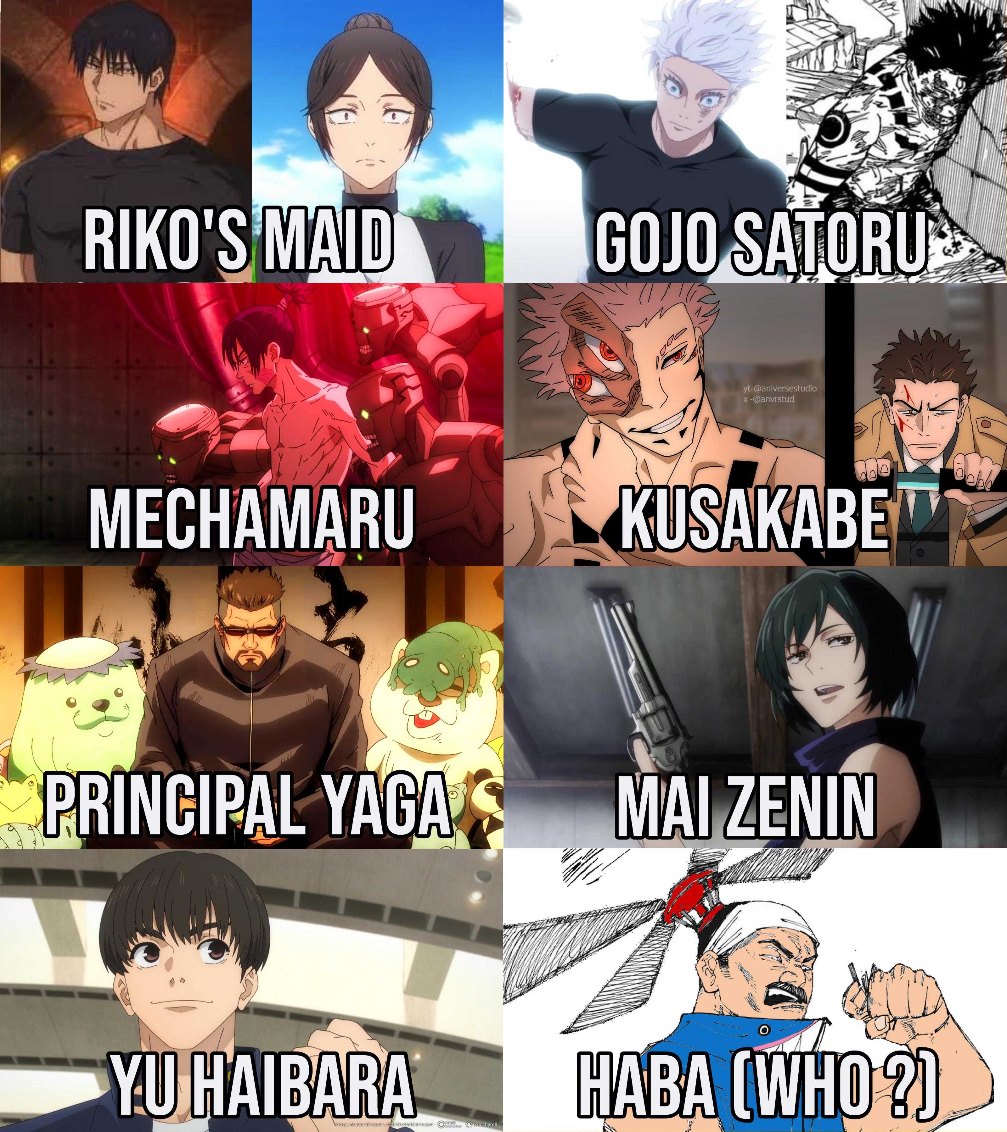 a picture of a bunch of anime characters with different expressions