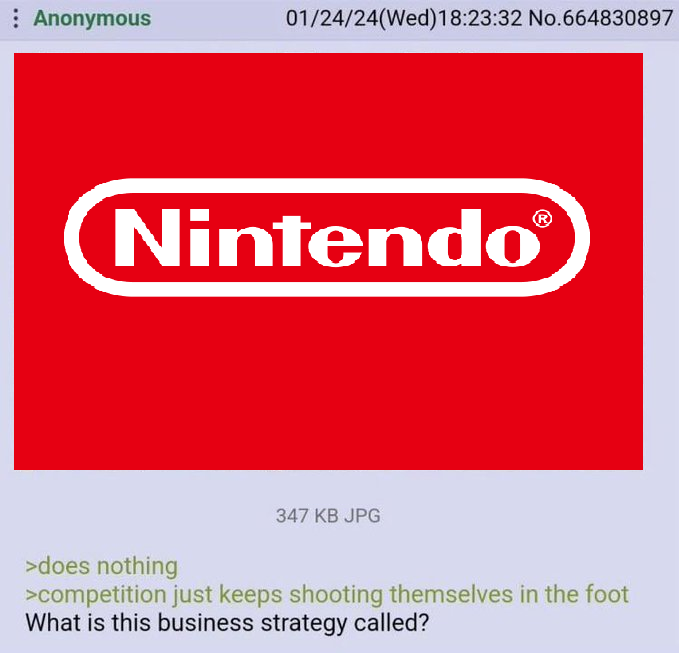 a screenshot of a text message from nintendo