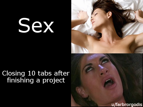 woman laying in bed with her eyes closed and a poster with the words sex