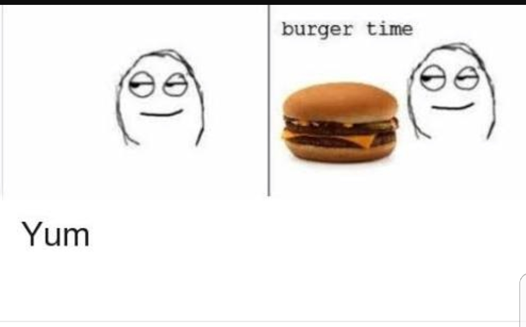 a picture taken from a facebook account shows a hamburger and a burger