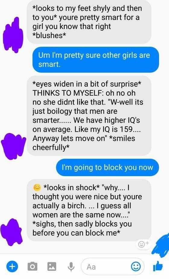 a screenshot of a text message from a woman about her boyfriend