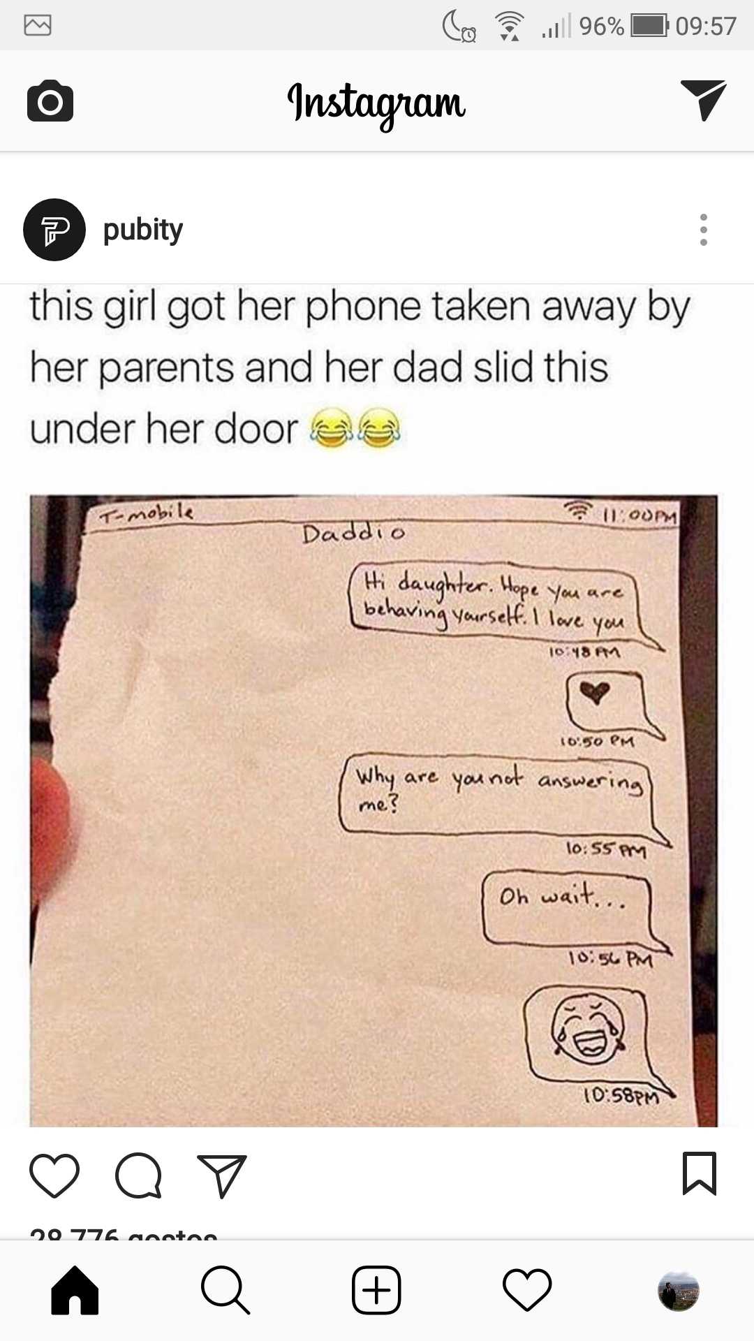 someone posted a picture of a paper with a drawing of a person ' s phone