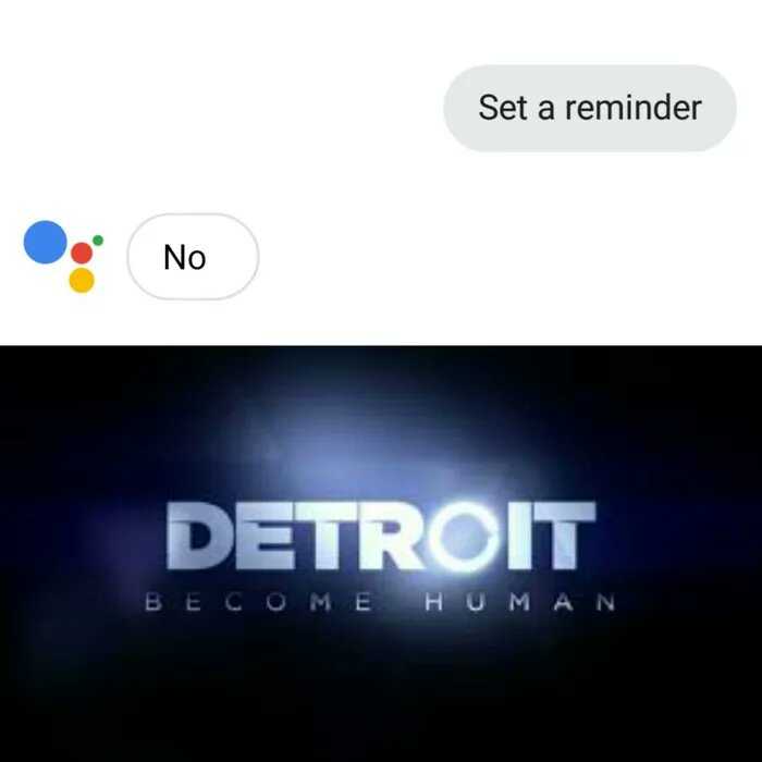 a close up of a text message with a picture of a detroit logo