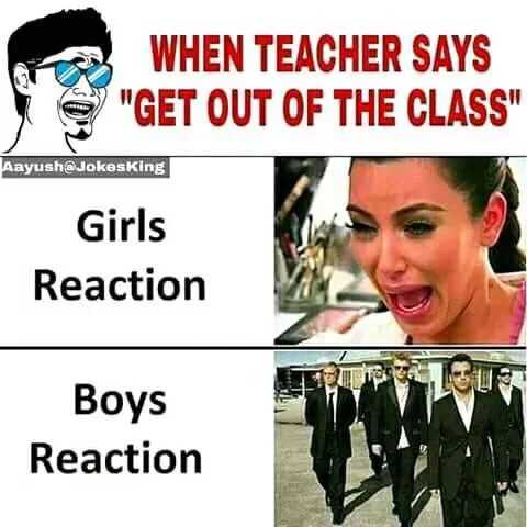 a picture taken from a facebook page of a girl reaction