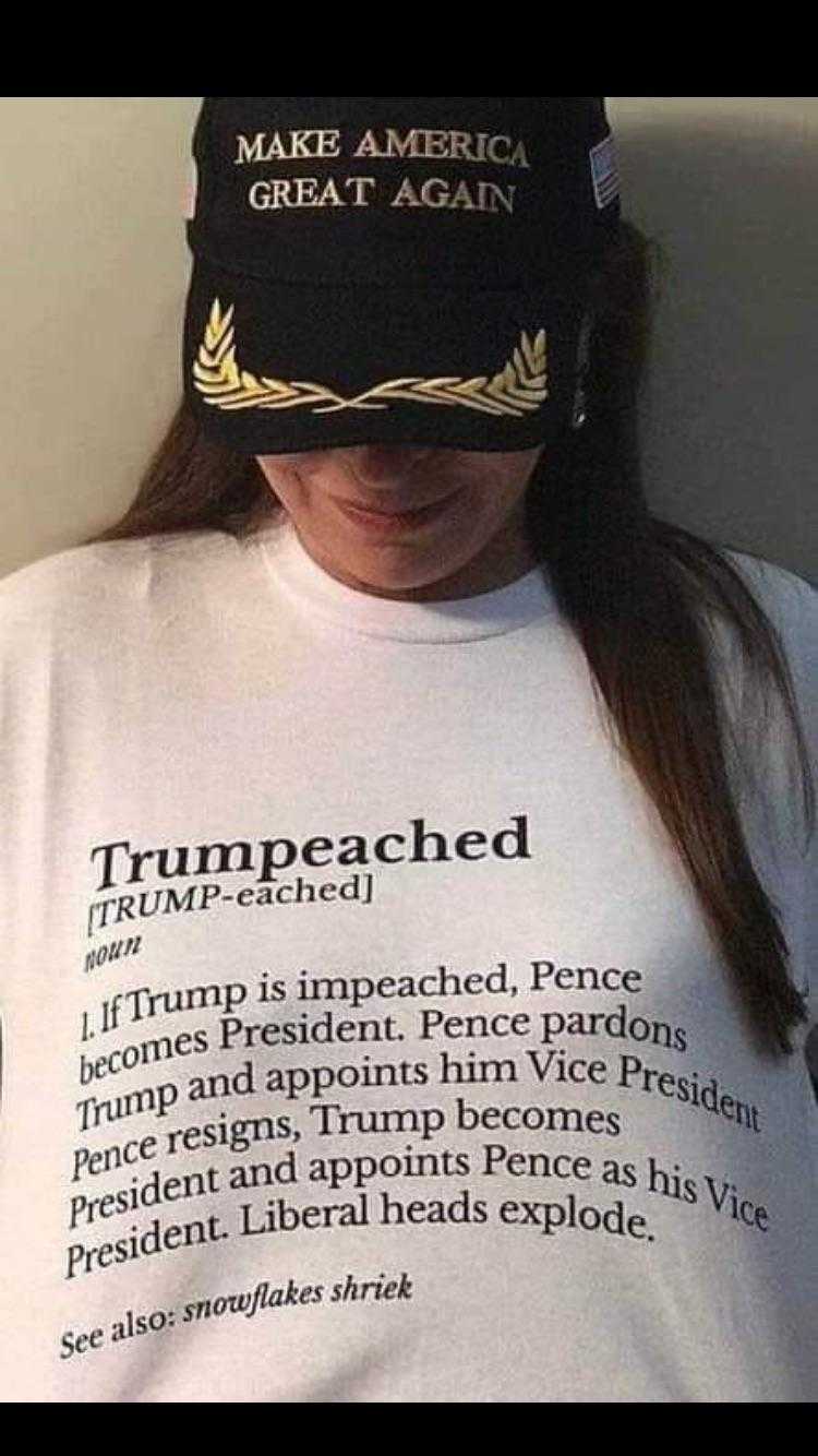 t - shirt with a woman wearing a trump cap