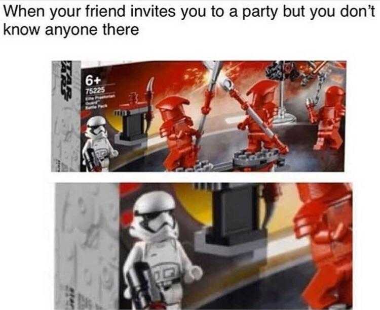 a picture taken from a lego star wars meme of a lego trooper