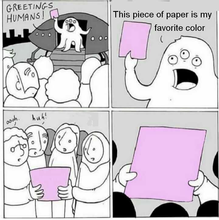 a cartoon of a dog holding a pink paper in its mouth