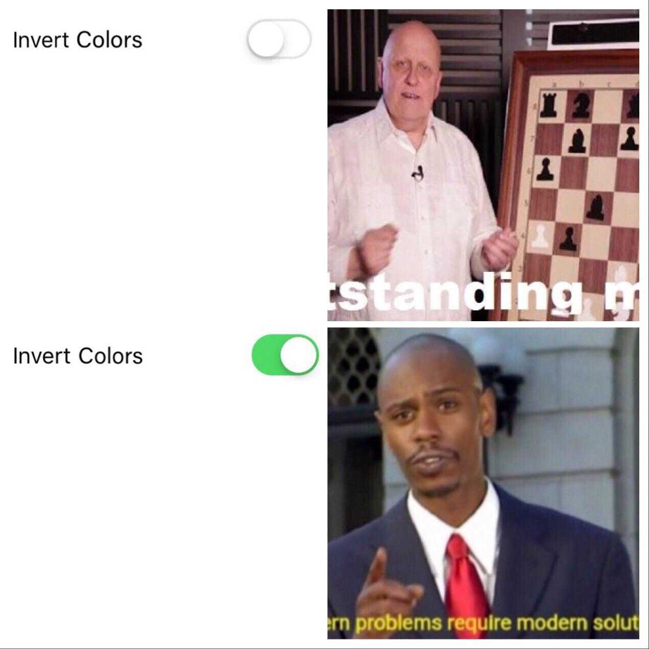 there are two pictures of a man playing chess and a man in a suit