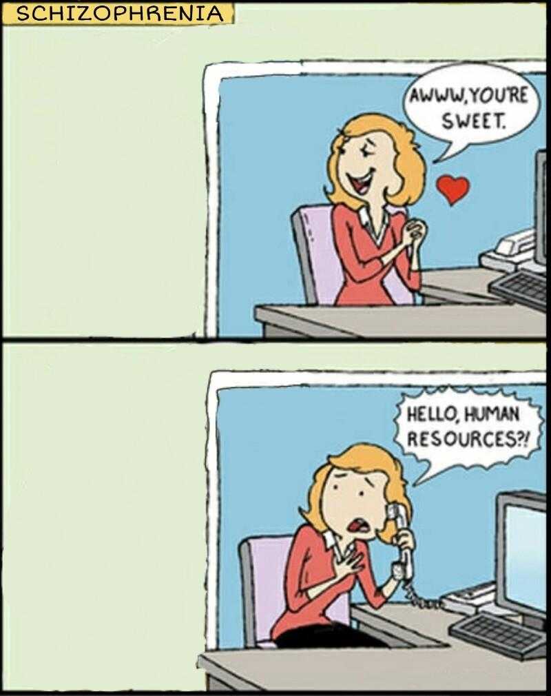 a cartoon of a woman talking on a phone while sitting at a computer