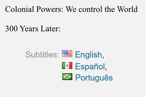 colonial powers we control the world 300 years later