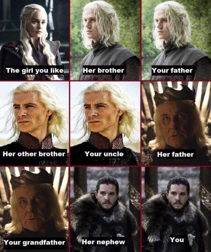 a series of pictures of the characters of game of thrones