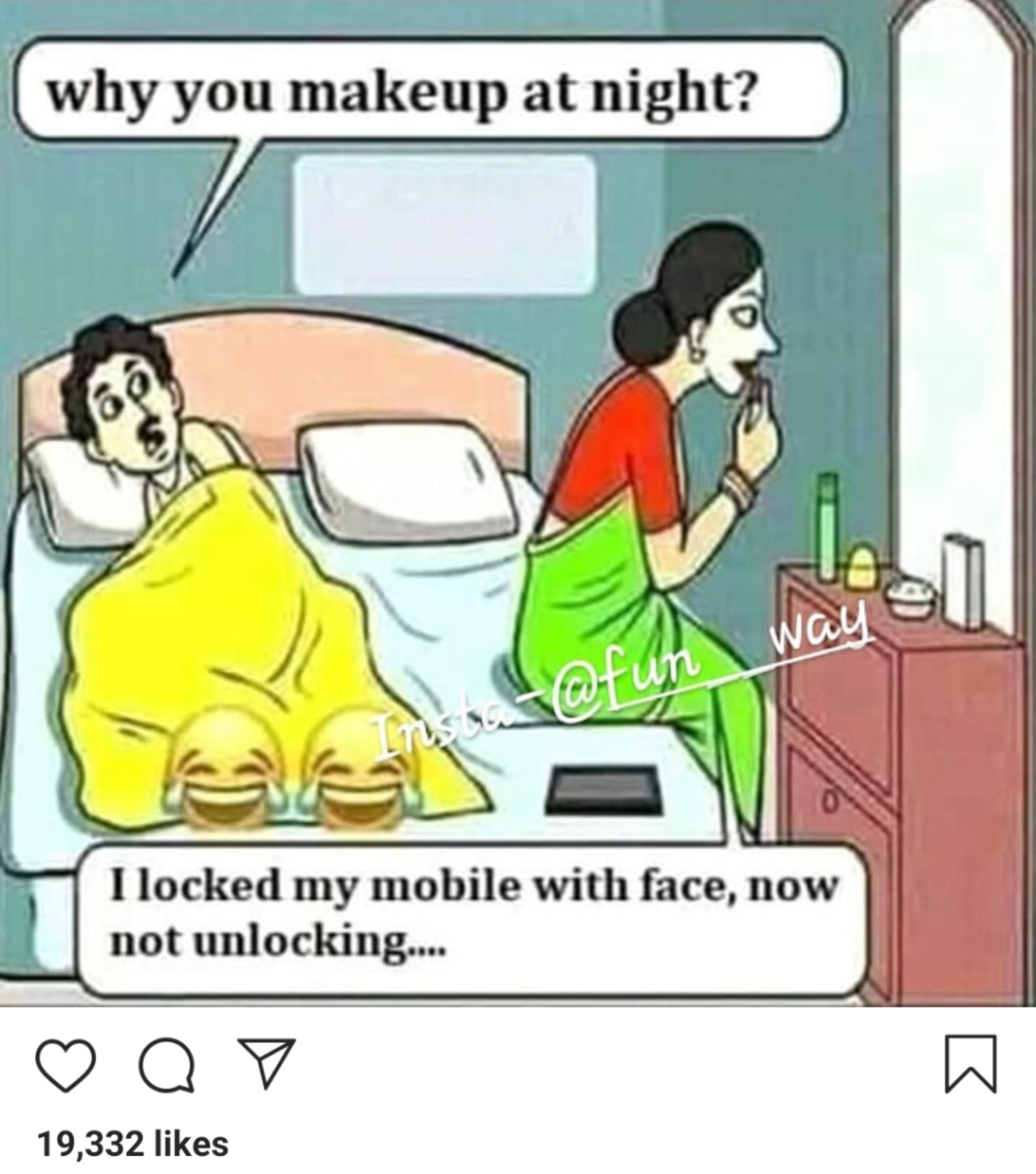 cartoon of a woman and man in bed with a woman talking to each other