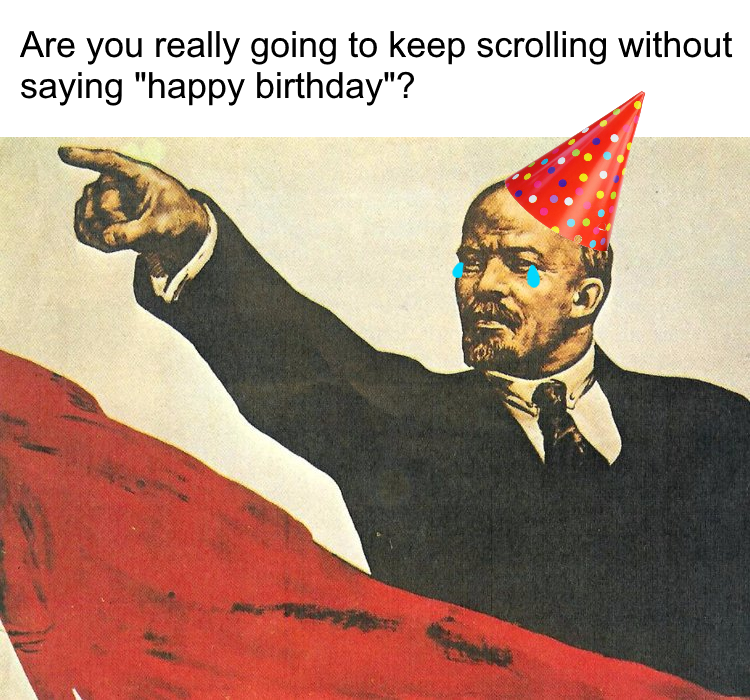 there is a painting of a man wearing a party hat