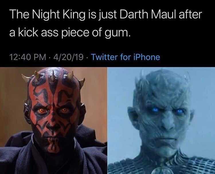 a close up of two pictures of a person with a face painted like darth maul