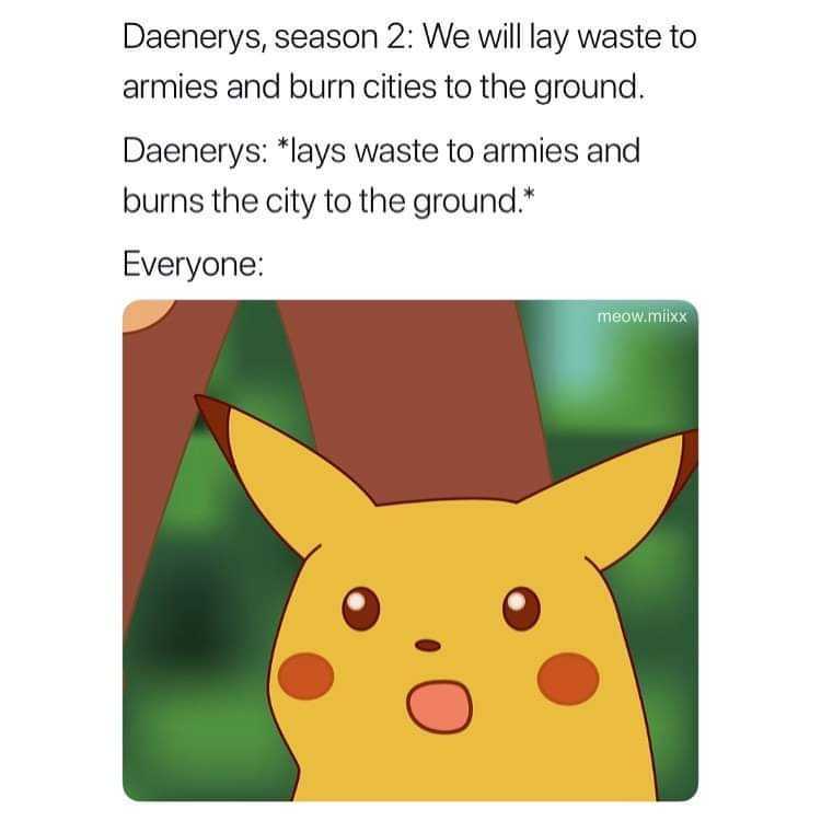 a cartoon picture of a pikachu with a caption saying, ' dannys, season 2