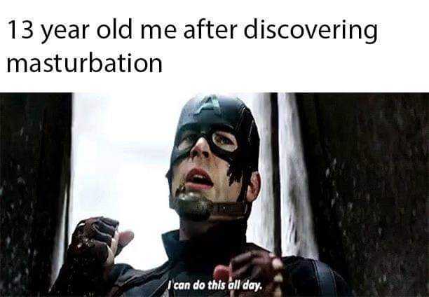 captain america meme with caption of caption of the day