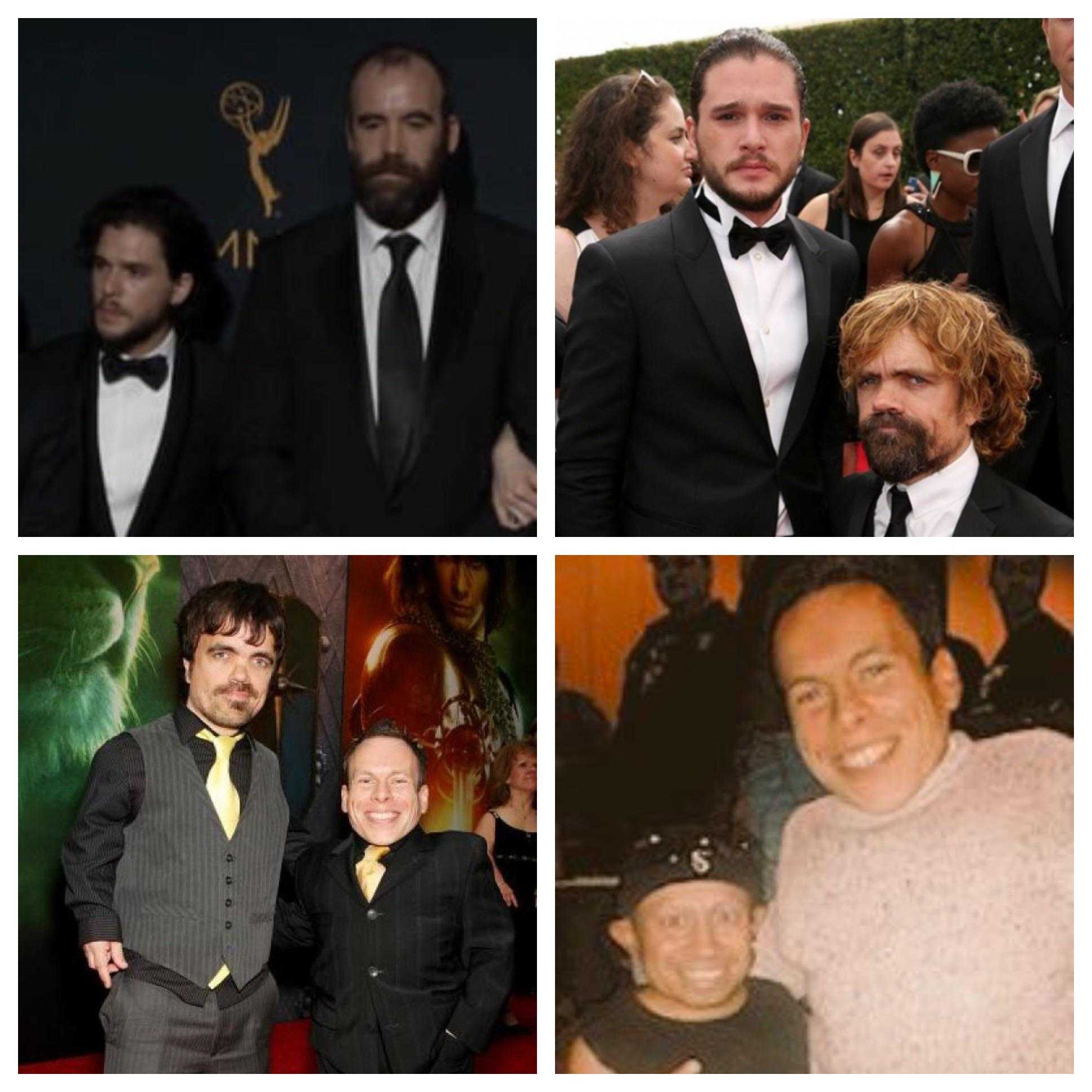 image of a collage of a man and a woman and a man in tuxedos