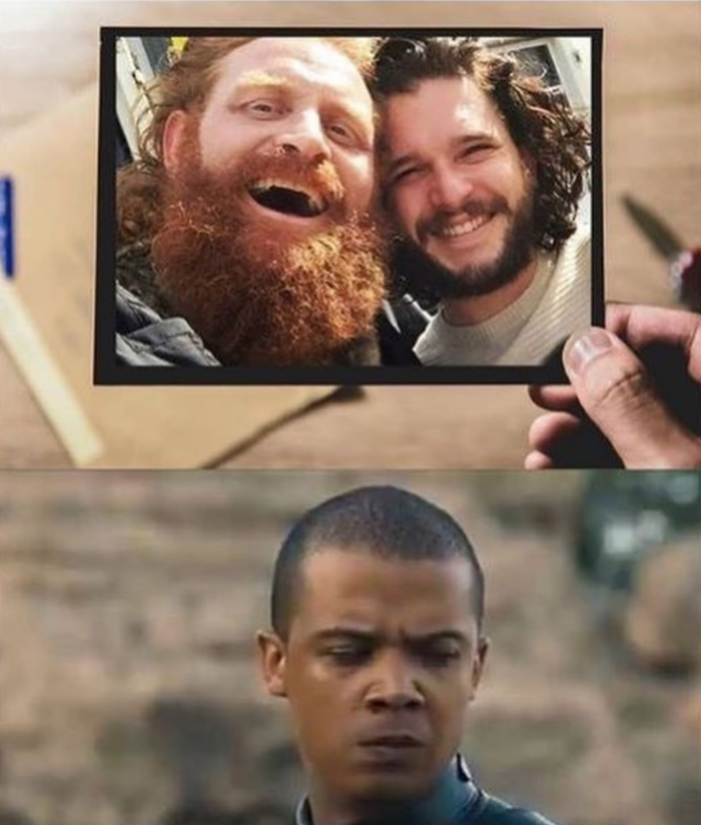 there are two pictures of a man with a beard and a man with a beard