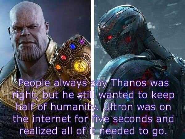 thanos are the most powerful people in the universe