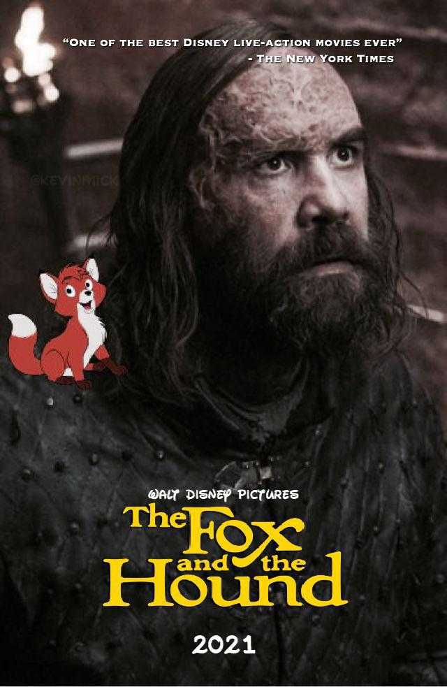 a poster of the fox and the hound