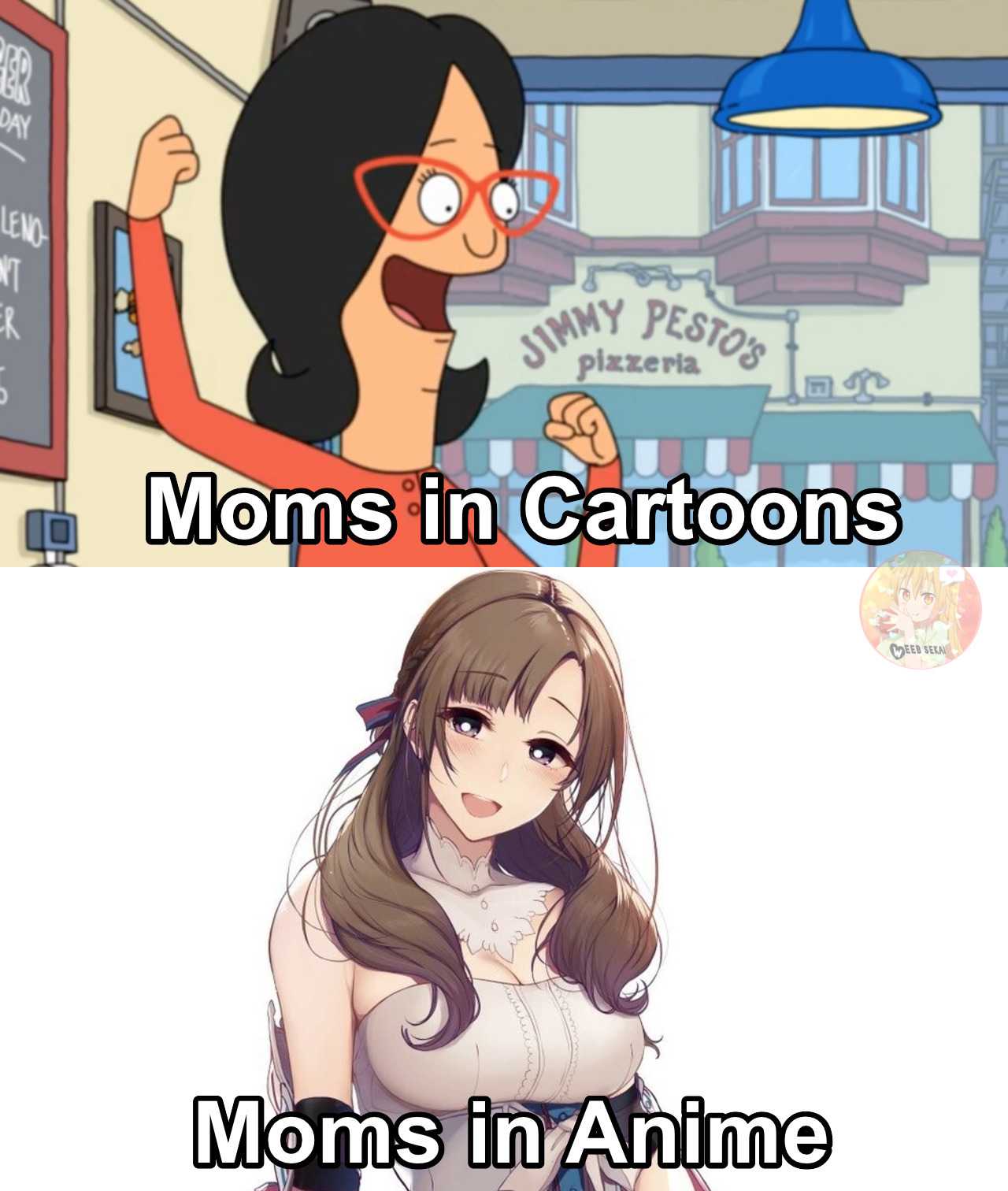 moms in cartoons moms in anime