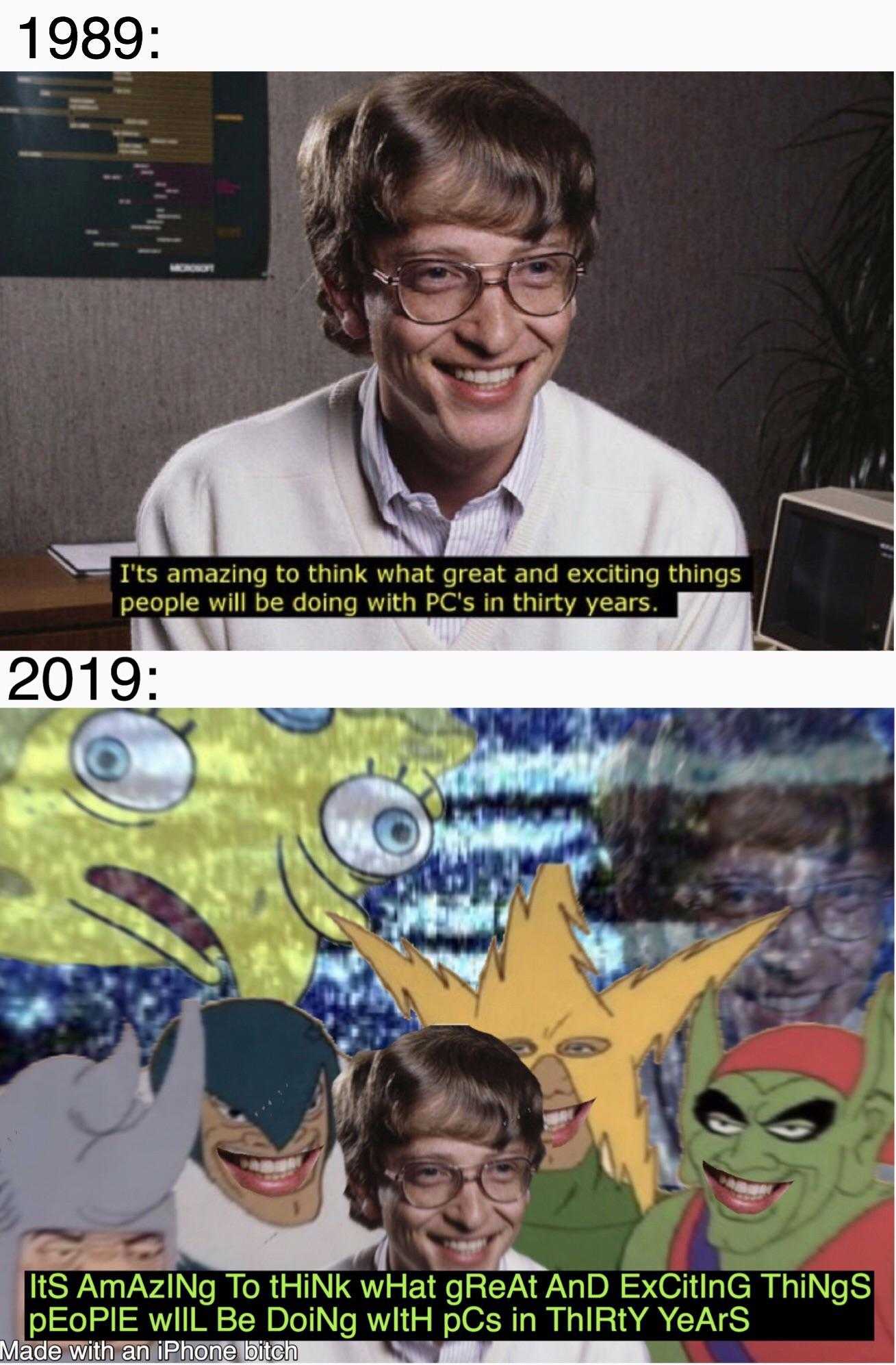 a picture of a man with glasses and a sweater on and a picture of a pokemon