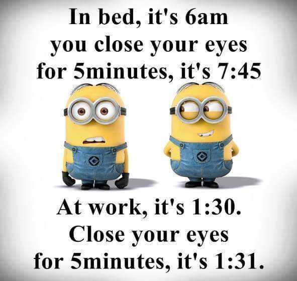 two minions are standing next to each other with a quote