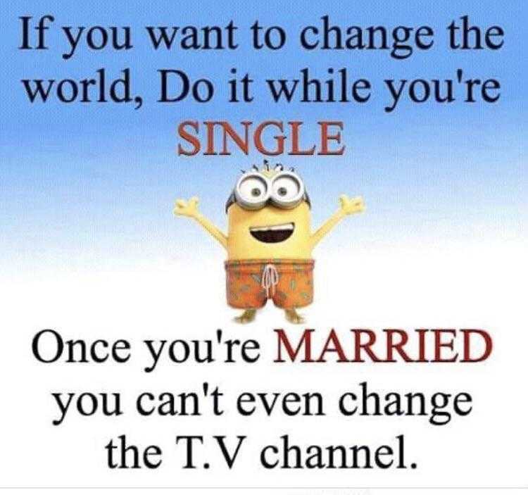 a picture taken from a facebook account of a minion saying it ' s time to change the world