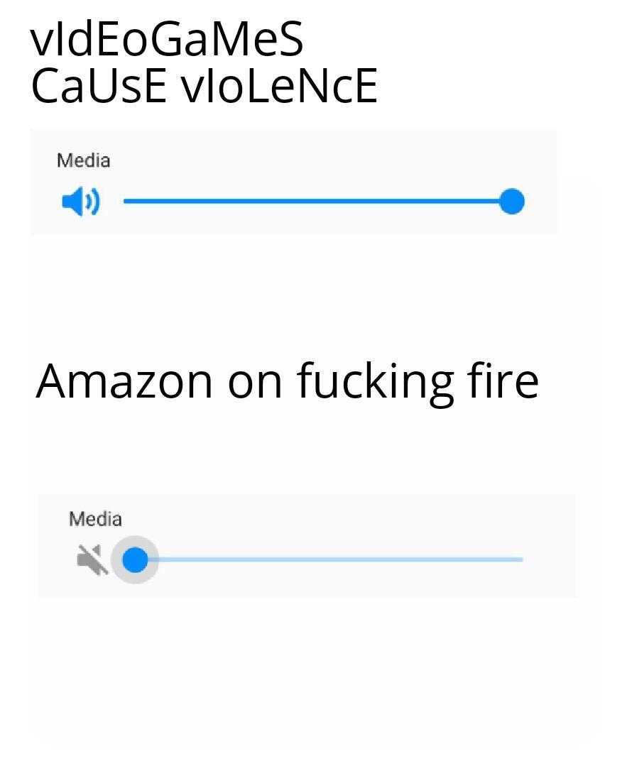 a screenshot of a cell phone with the text video games cause violence